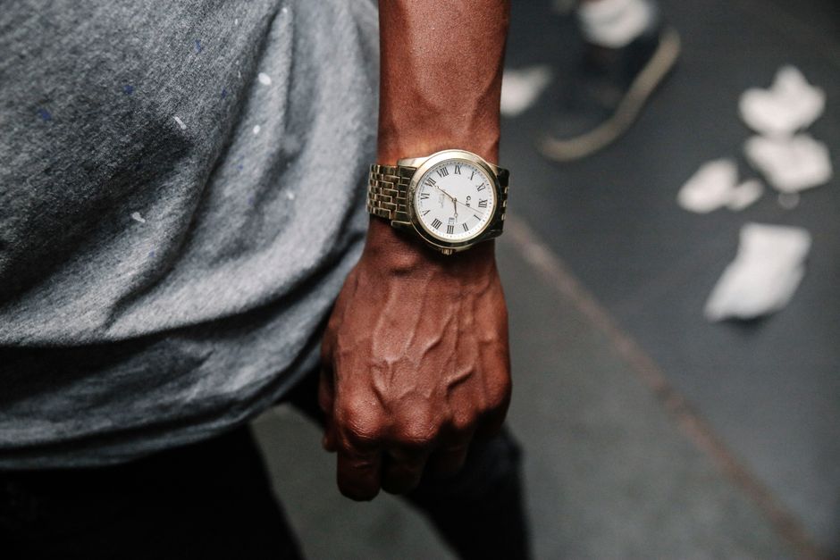 luxury watch wrist street