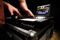 Person using a Sound Mixer