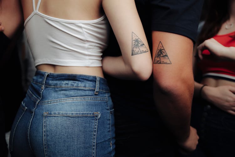 Couple With Matching Tattoos