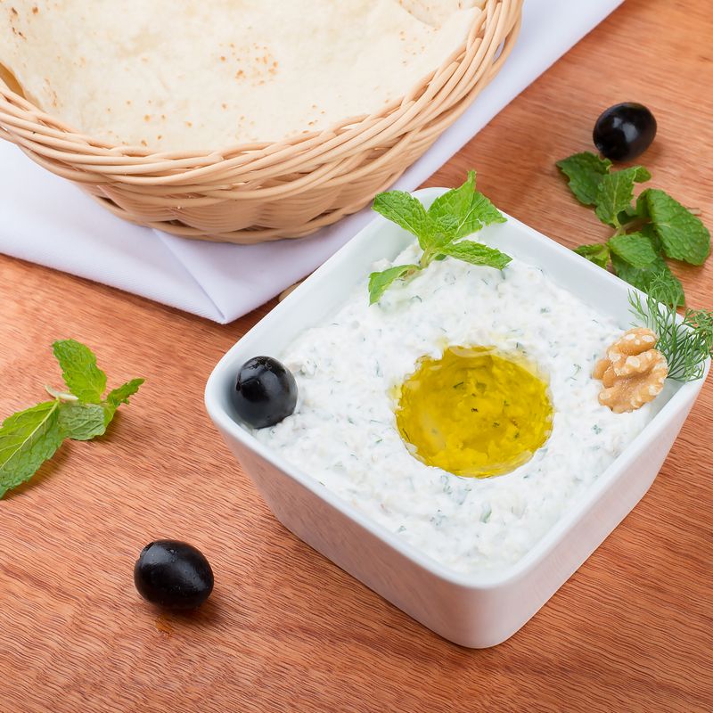 Turkish Haydari Strained Yogurt Dip with Dill