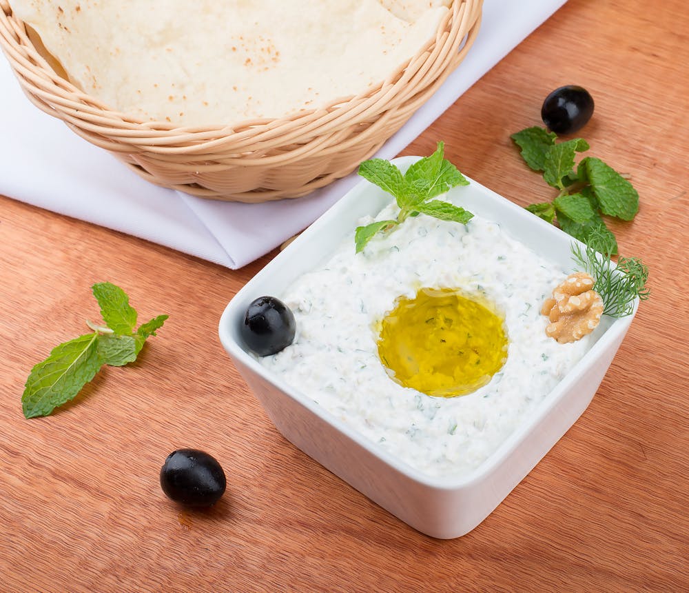 Tzatziki with Fresh Dill and Lemon Zest