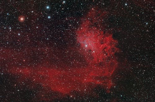 Základová fotografie zdarma na téma astronomie, červená mlhovina, hvězdy