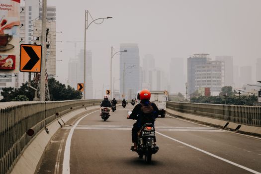 Motorists Driving on the Highway