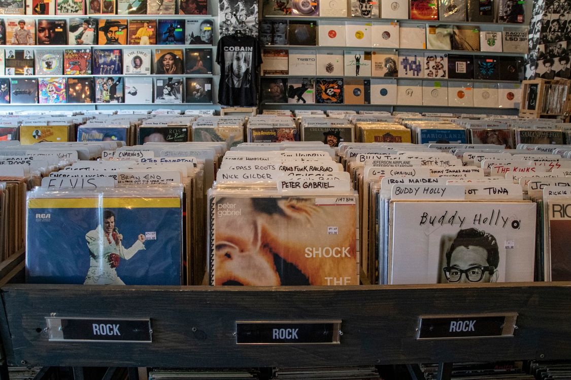 Musical Record Close-Up Shot of Vinyl Records · Free Stock Photo