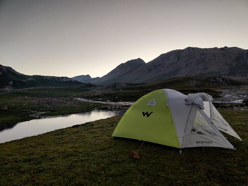 Tent Pitched by the River 