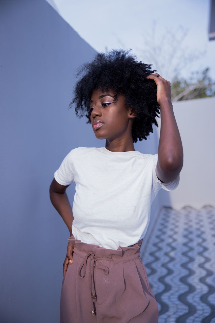 Afro — a hair look on BLK GLO