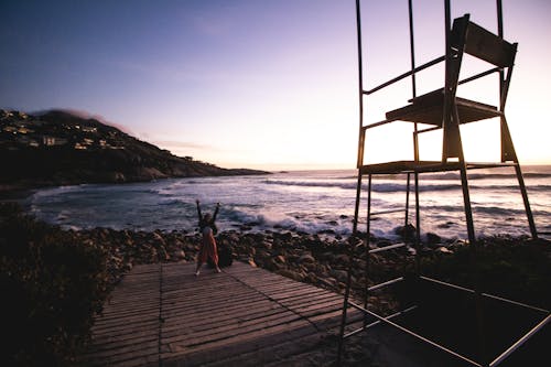 Gratis arkivbilde med Cape Town, gyllen solnedgang, på sjøen