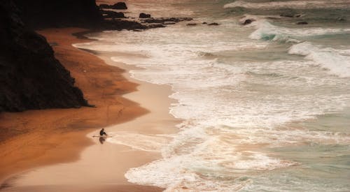 Foto profissional grátis de água, areia, cênico