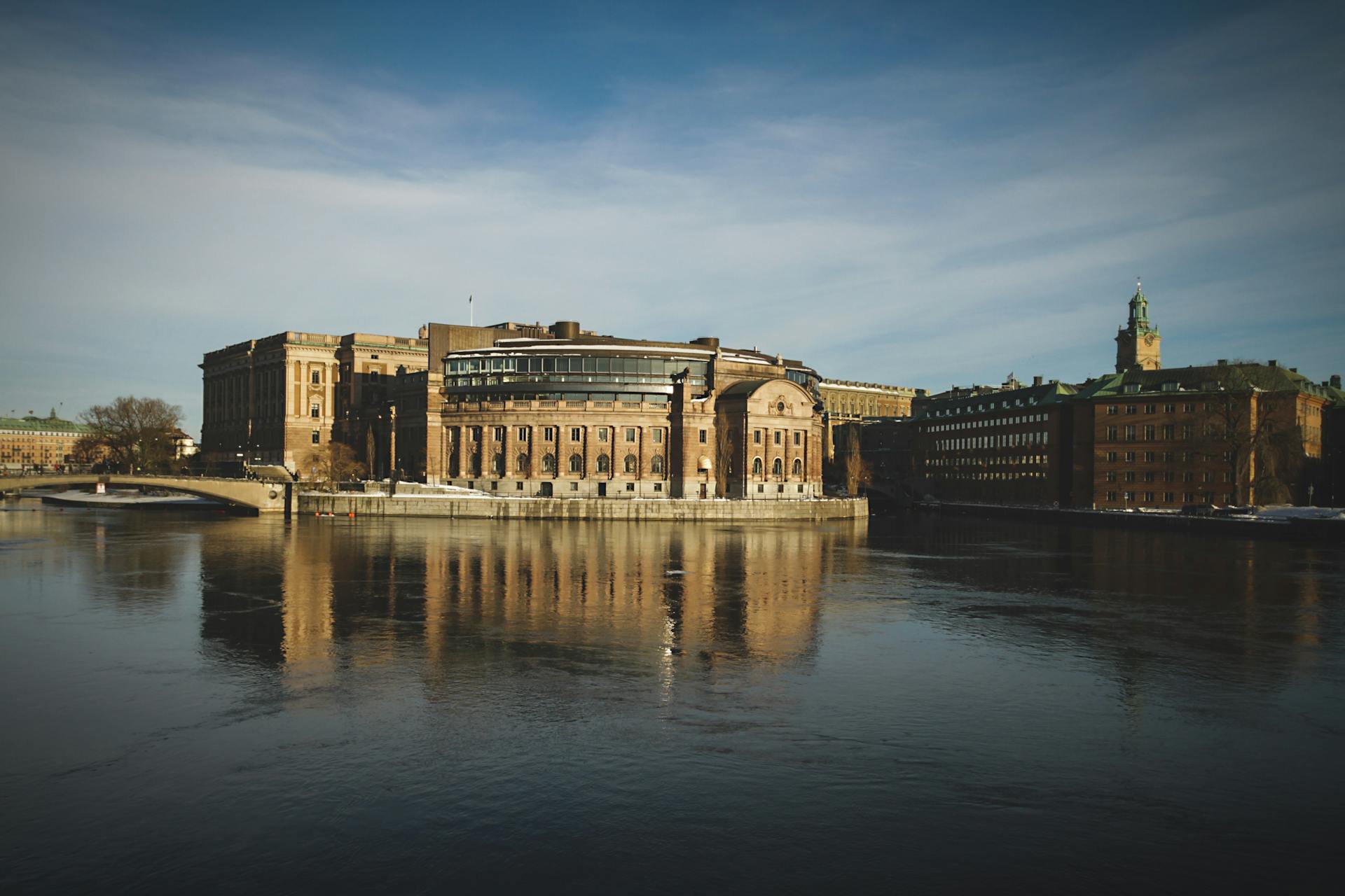 Landmark Buildings in Stockholm Sweden