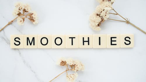 Δωρεάν στοκ φωτογραφιών με smoothies, επιστολόχαρτα, λέξη