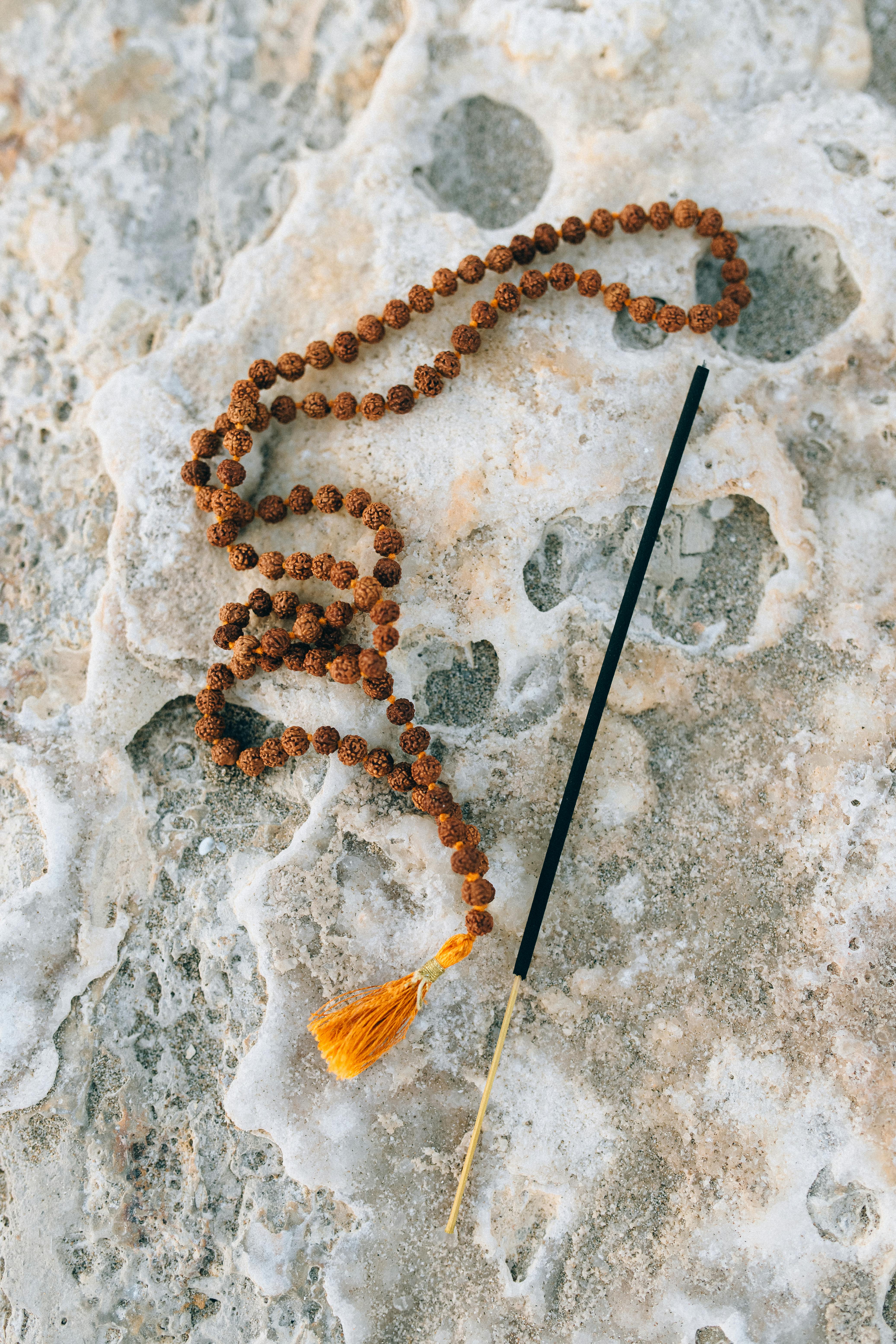 brown and black rope on white sand