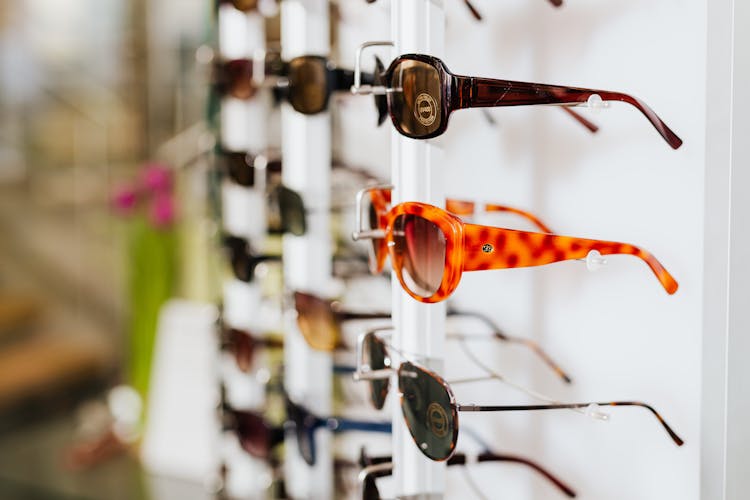 Sunglasses On Display