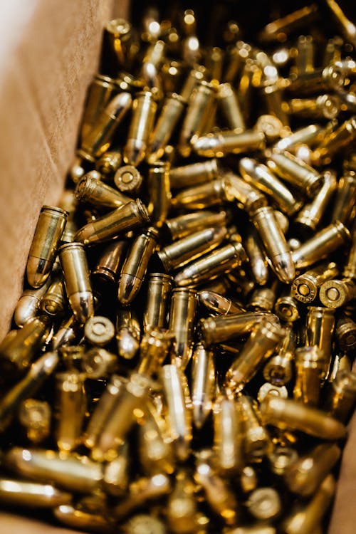 Kostnadsfri bild av ammunition, mässing, närbild