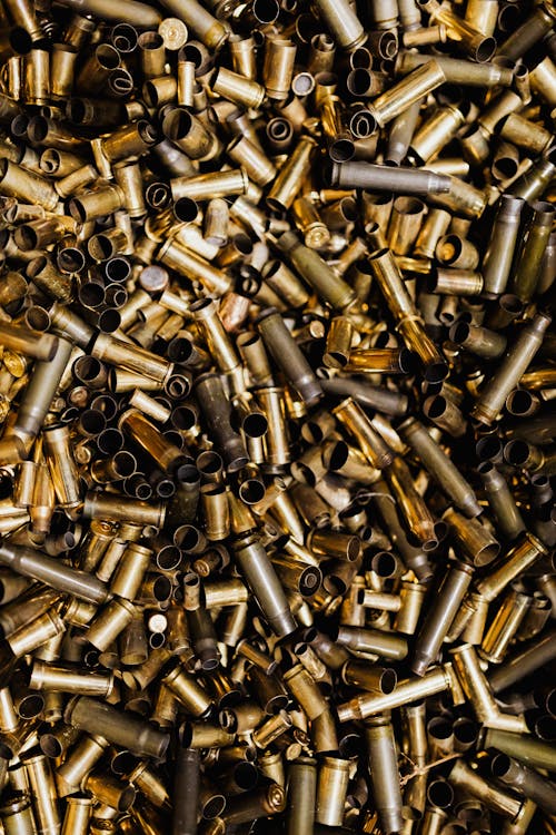 Free Empty Bullet Cartridge Cases Stock Photo