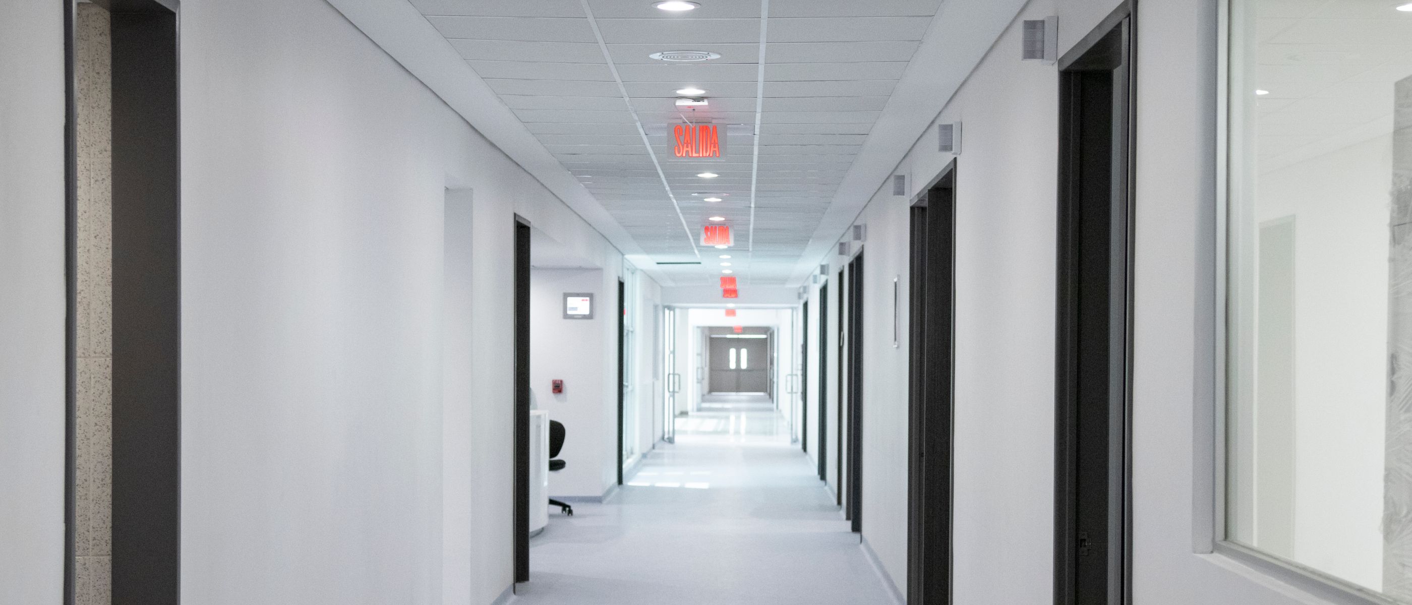Commercial Decorating in Northumberland Heath — woodwork brushed to a crisp, smooth line