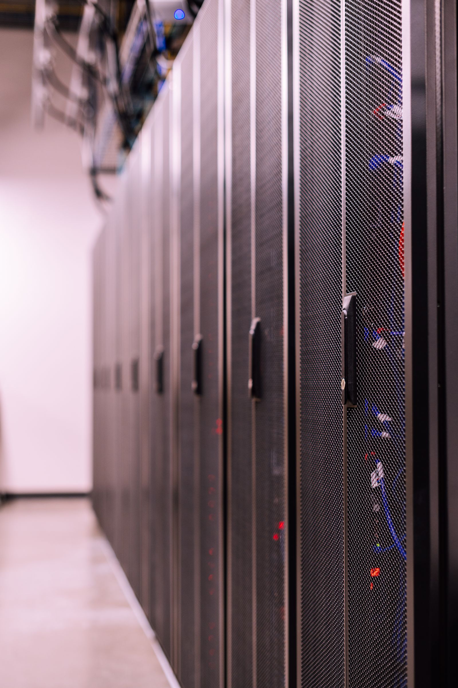 sovereign cloud implementation services for enterprise: server racks representing regional sovereign cloud infrastructure.