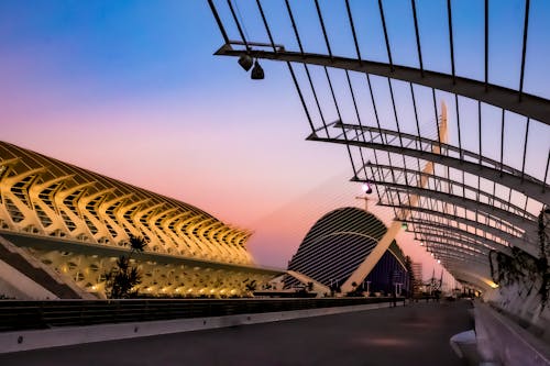 Free Building Exterior of City of Arts and Sciences in Valencia Stock Photo