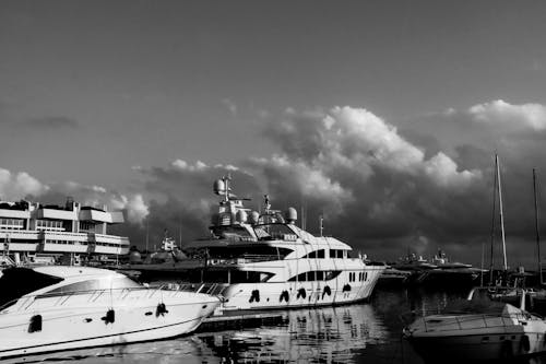 Photos gratuites de baie, bateaux à moteur, eau