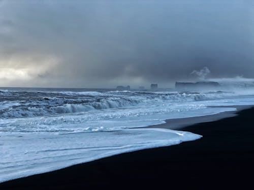 Waves Crashing on the Shore 