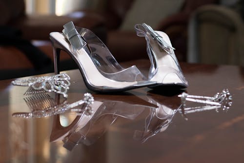 Free stock photo of bridal shoes, bridal shower, evening shoes