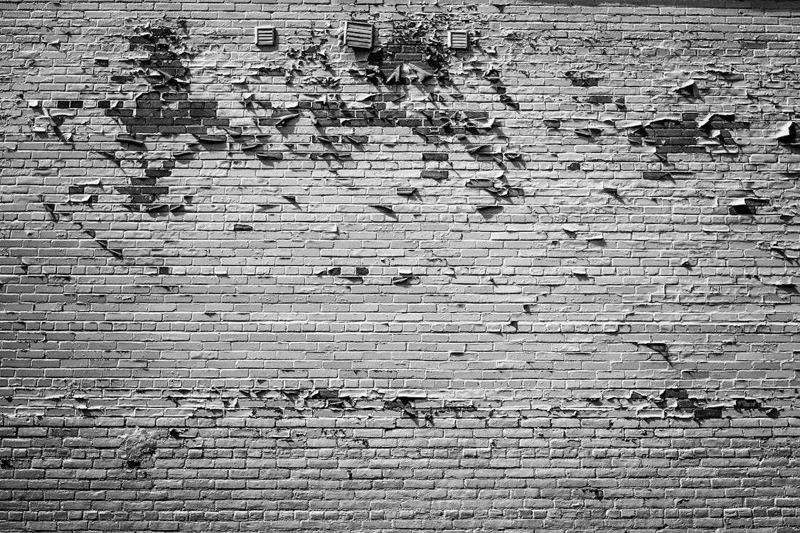Grey Brick Wall Background
