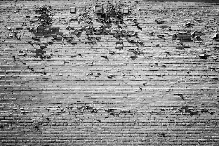 Grey Brick Wall Background