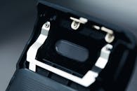 Close-up of a Black Camera