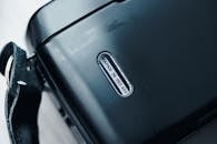 Black Plastic Camera in Close Up Photography