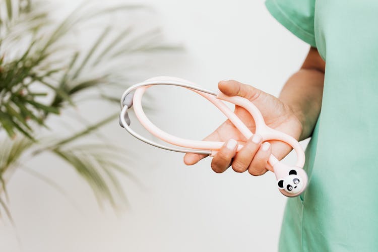 A Doctor Holding A Stethoscope