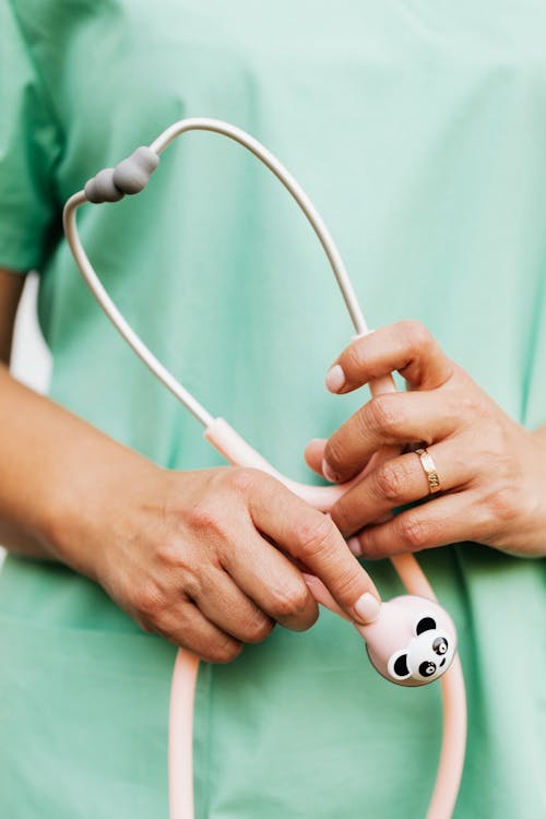 Free 
A Person Holding a Stethoscope Stock Photo