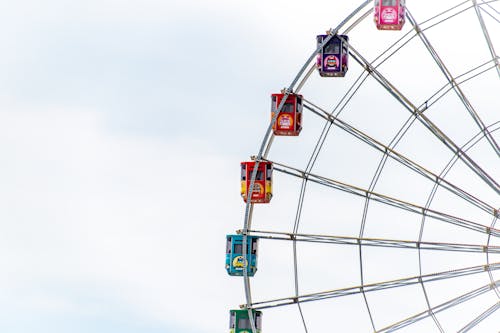 Free Colorful Ferris Wheel Capsu Stock Photo