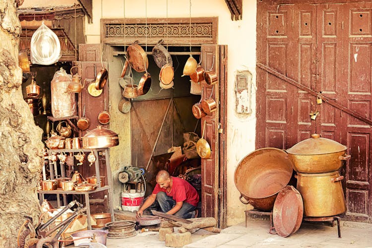 A Coppersmith At Work