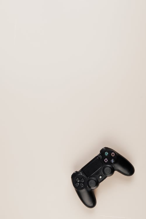 Flat Lay Shot of a Video Game Controller