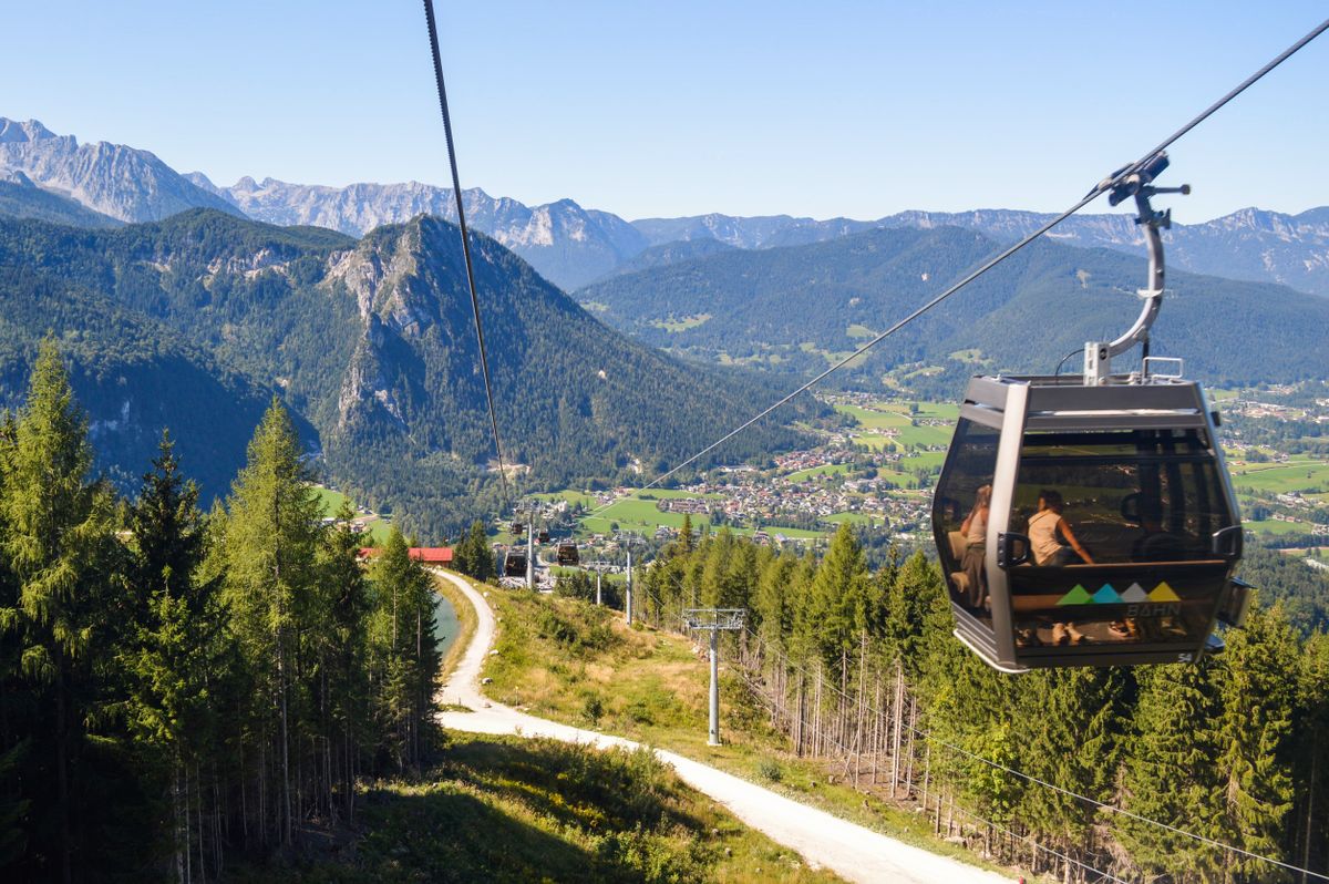 Oostenrijkse Alpen met bergen en meer