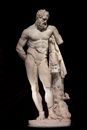 Topless Man With Black Background