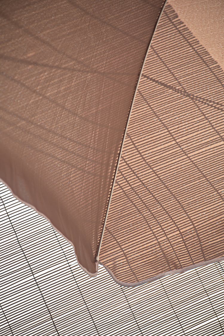 Abstract Texture Of Blanket In Striped Shadow