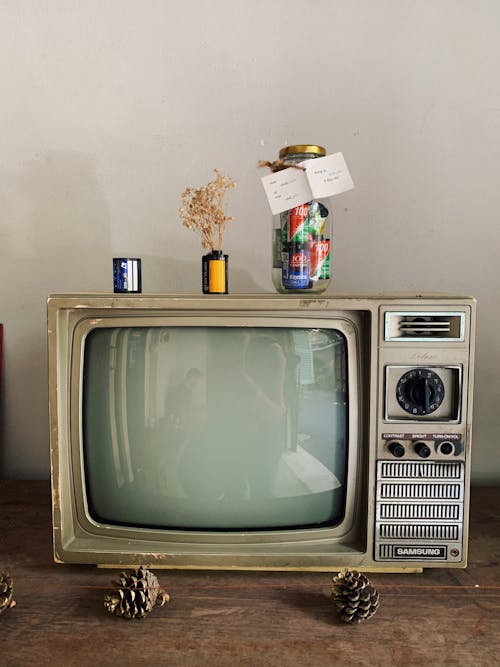 Free Photo of an Old TV Stock Photo