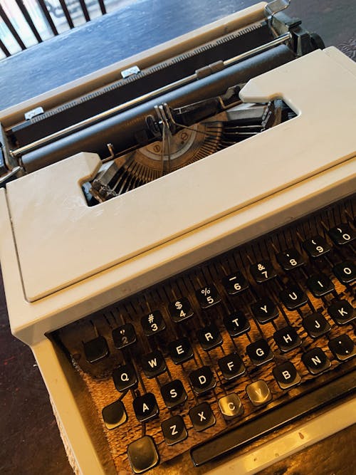 Kostnadsfri bild av närbild, retro, skrivmaskin