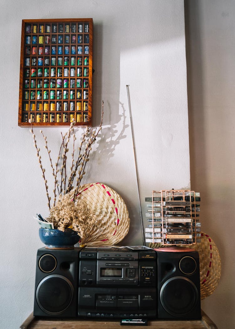 Framed Roll Films Hanging On Wall