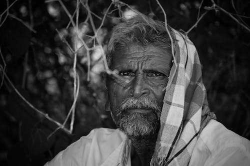 A Portrait Photo of An Elderly Man