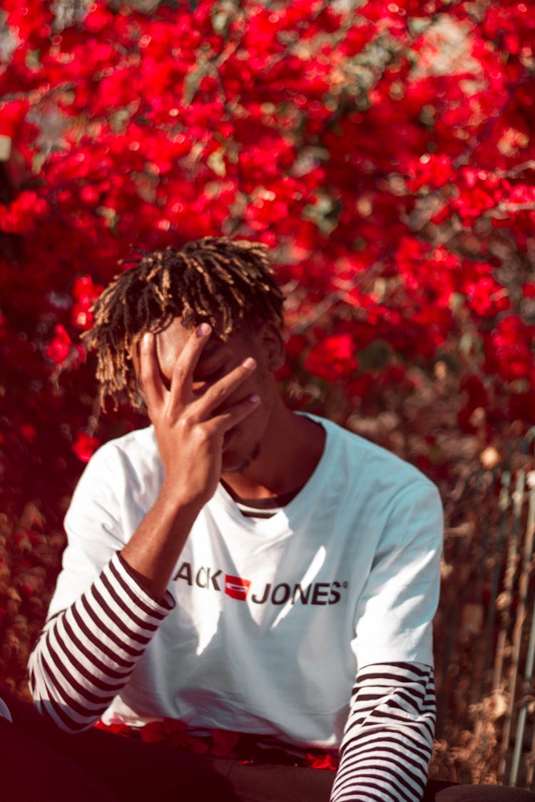 Frustrated Black Man With Face Palm Gesture