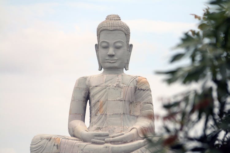 White Buddha Statue