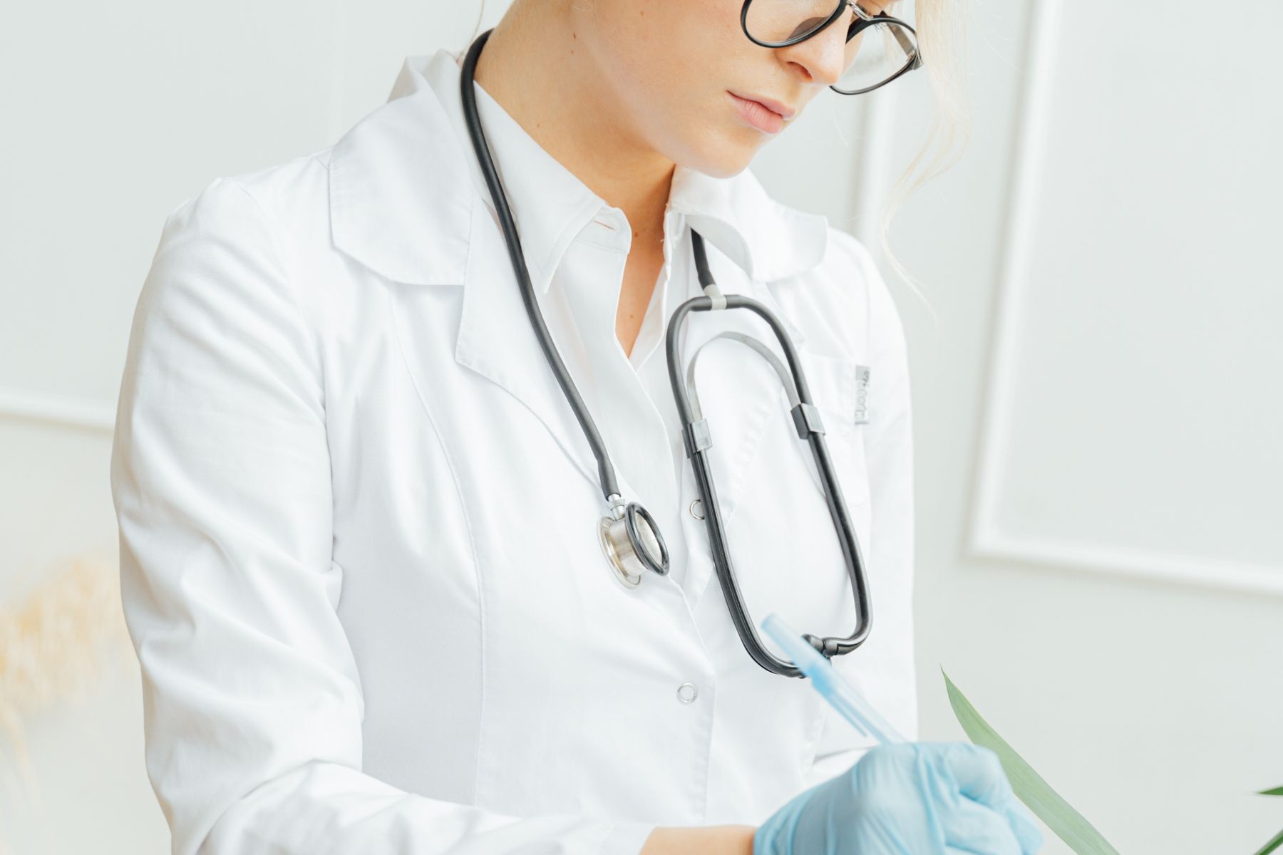 Doctor and patient in a calm, professional consultation setting