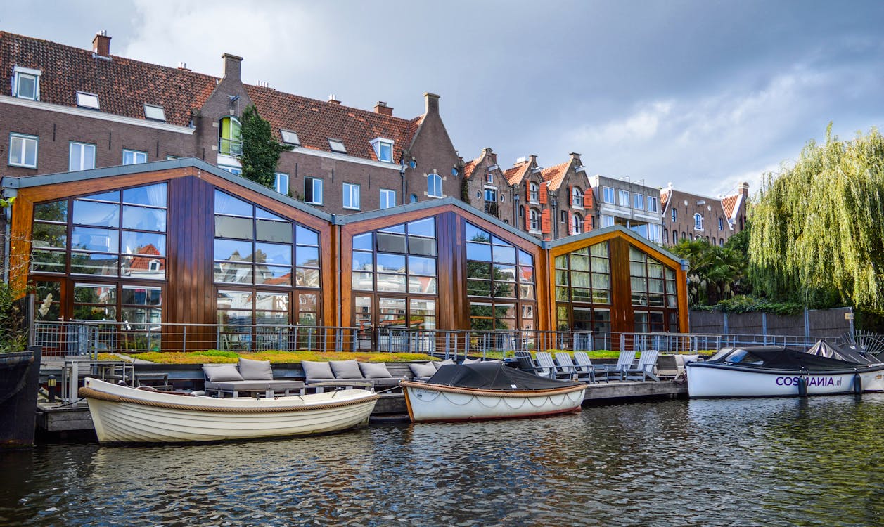 Immagine gratuita di amsterdam, architettura, barche