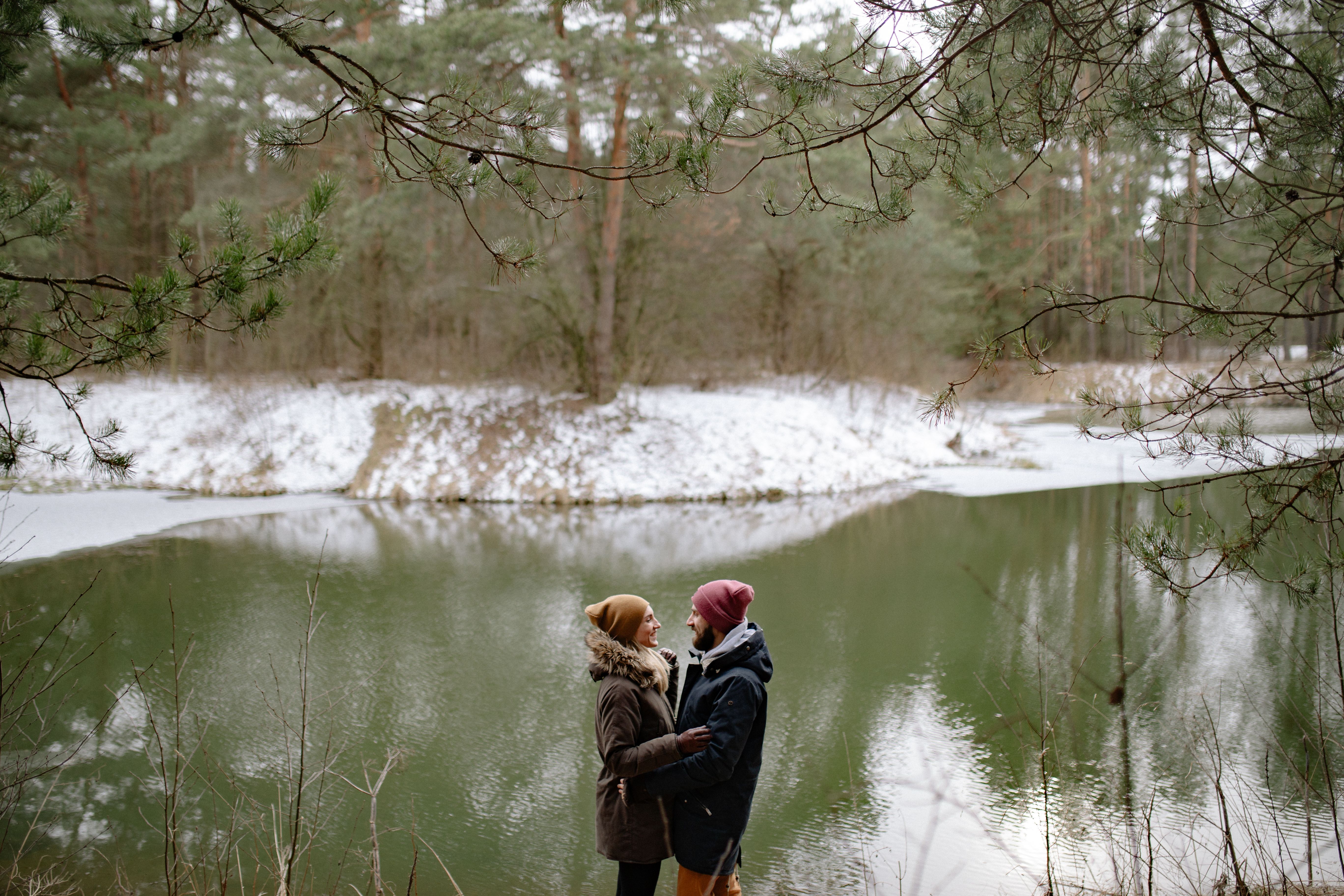 A Couple in the Forest · Free Stock Photo