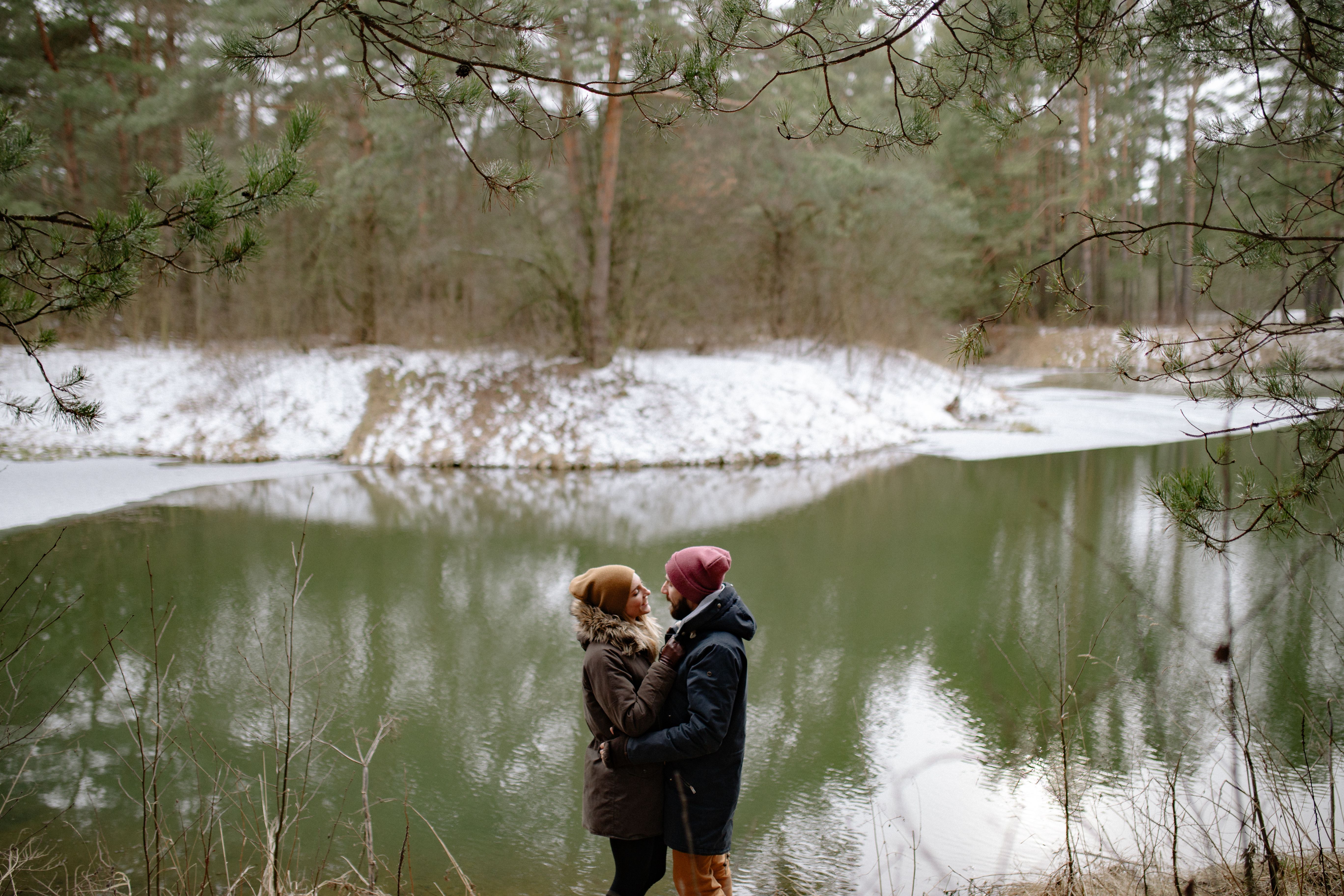 A Couple in the Forest · Free Stock Photo