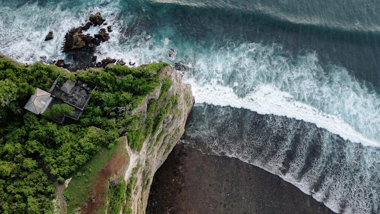 Waves Crashing On Shore