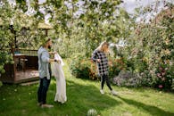 Couple Spending Time in the Garden 