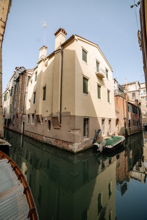 House by Canal in Venice, Italy