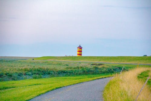 Free stock photo of evening, lighthouse, meadow